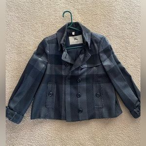 Burberry crop double breasted jacket